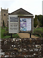 TM1192 : All Saints Church Notice Board by Geographer