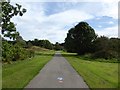 SJ8748 : Cycleway on Central Forest Park by Jonathan Hutchins