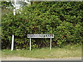 TM1589 : Woodrow Lane sign by Geographer