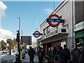 TQ3682 : Mile End Underground Station, Mile End, London by Christine Matthews