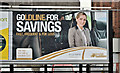 J3474 : Ulsterbus "Goldline" poster, Belfast (October 2016) by Albert Bridge