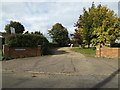 TM0691 : Old Buckenham Methodist Church entrance by Geographer