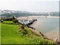 SN1300 : View North-west from Castle Hill, Tenby by Derek Voller