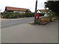 TL9419 : Village Hall Postbox by Geographer