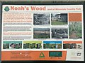 SJ8146 : Silverdale Country Park: information board for Noah's Wood by Jonathan Hutchins