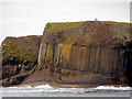 NM3235 : Cliff at the Southern end of Staffa by David Dixon