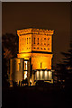 SK3516 : Ashby water tower at night by Oliver Mills