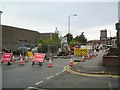 SJ9594 : Dowson Road closed by Gerald England