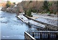 NN9357 : Fish ladder at Pitlochry by Jim Barton