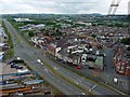 ST3186 : The view to the south-west from Newport Transporter Bridge by Robin Drayton