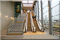 NT1772 : The stairs and escalators at Edinburgh Gateway tram stop by Garry Cornes