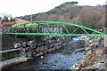 SO2001 : New cycle route bridge over River Ebbw, Aberbeeg by M J Roscoe