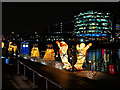 SJ8097 : Lightwaves Festival - MediaCityUK Waterfront by David Dixon