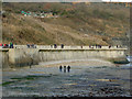 SY3492 : Sea defences - Lyme Regis by Chris Allen