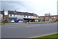 SP3576 : Terrace of five shops, London Road, Whitley, southeast Coventry by Robin Stott