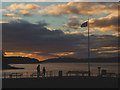 SD4578 : Dusk, Arnside Pier, New Years Day 2017 (2) by Karl and Ali