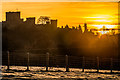 SO5074 : Ludlow Castle at sunrise by Ian Capper