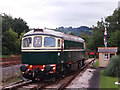 SX8061 : South Devon Railway - D6501 runs round its train by Stephen Craven