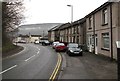 ST2195 : High Street houses alongside a bend, Abercarn by Jaggery