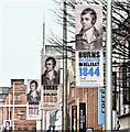 J3474 : Rabbie Burns posters, Belfast (January 2017) by Albert Bridge