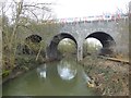 TQ4293 : A Central line train crosses the River Roding by Marathon