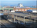 NZ2463 : Former railway goods yard by Mike Quinn