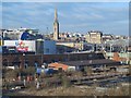 NZ2463 : Former railway goods yard (4) by Mike Quinn