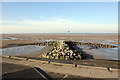 SJ2491 : Breakwater on the Wallasey Embankment by Jeff Buck