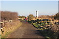 SJ2491 : Path through the North Wirral Coastal Park by Jeff Buck