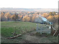 TQ4453 : Greensand Way, overlooking Westerham by Malc McDonald