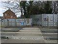 TL4363 : Pedestrian crossing over the Cambridge Guided Busway, Histon by JThomas