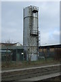 TL4362 : Silo beside the Cambridge Guided Busway, Histon by JThomas