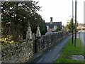 SK1143 : Adam Bede Cottage, with garden wall by Alan Murray-Rust