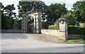 NZ1802 : Entrance gateway to Aske Hall from Gilling Road (B6274) by Roger Templeman