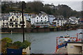 SX1252 : Fowey: seafront houses, seen from above the Bodinnick ferry terminal by Christopher Hilton