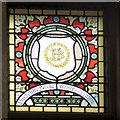 SJ9494 : Mayoral Window: Hinchliffe Brooke by Gerald England