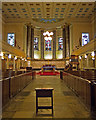 TQ2982 : St Pancras New Church, Euston Road/Woburn Place by Jim Osley