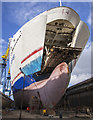 J3676 : 'Stena Superfast VII' in dry dock, Belfast by Rossographer