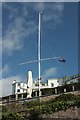 SX9163 : Flagstaff, Royal Torquay Yacht Club by Derek Harper