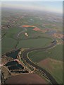 SK8062 : Trent from Cromwell northwards: aerial 2017 by Chris