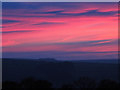 NY7955 : Sunset over Keenley Fell by Mike Quinn