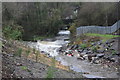 SO2001 : Confluence of Ebbw Rivers, Aberbeeg by M J Roscoe