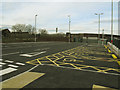 SE1628 : Low Moor station: car park (east end) by Stephen Craven