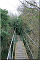 TR3454 : Footpath EE365 footbridge over South Stream by Hugh Craddock