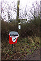 TM1380 : Angles Way Footpath sign off Sandy Lane by Geographer