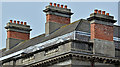 J2664 : Chimneys, the Wallace House, Lisburn (April 2017) by Albert Bridge