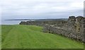 TA0589 : Curtain wall of Scarborough Castle by Russel Wills