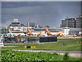 SJ8184 : EasyJets at Terminal 1 by David Dixon