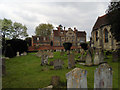 SU8586 : Churchyard and Rectory, All Saints Church, Marlow by Paul Gillett