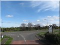  : The junction of Main Street, Conlig, with the A21 by Eric Jones